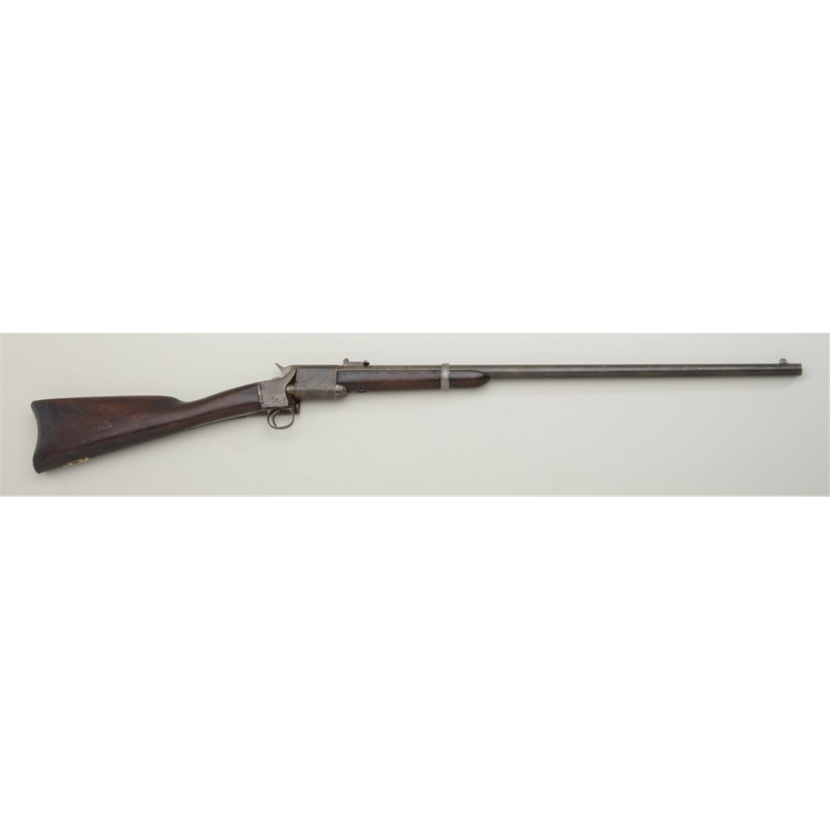Triplett & Scott swivel breech rifle, .50 cal., 30” round barrel, grey