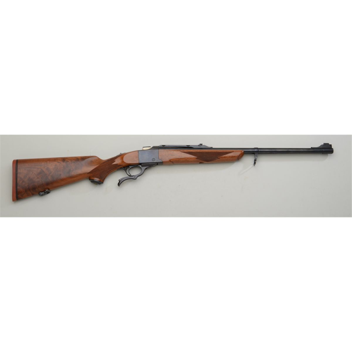 Ruger No. 1 single shot rifle, .4570 cal., 22” heavy barrel, black