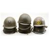 Image 1 : Lot of ten misc. military helmets, most with  liners; U.S. armed forces, mostly WW II and  Korea era