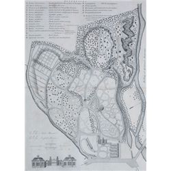1817: Early plan of the Botanic Garden, Glasnevin, Dublin
