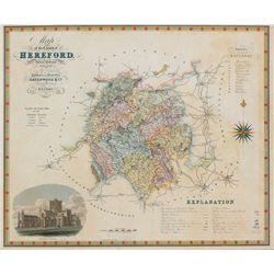 1834: Greenwood map of Herefordshire