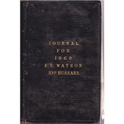1868: Irish fox hunting journal and diary of Edward Spencer Watson 10th Hussars