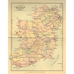 1885: Philip's Handy Atlas of the Counties of Ireland