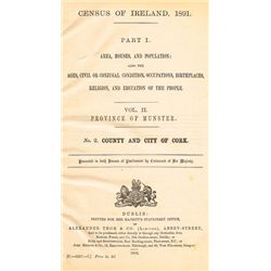 1891: County and City of Cork Census of Ireland statistics
