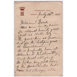 1899-1918: Collection of correspondence including letters from the Casement family of Wicklow