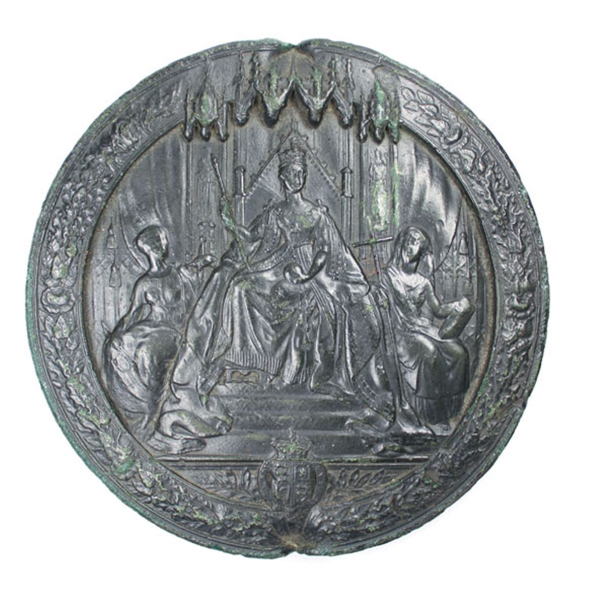 19th Century Queen Victoria's Great Seal of Ireland
