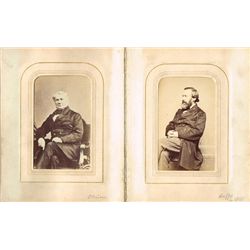 19th Century: Irish patriots portrait photographs collection including William Smith O'Brien, Charle