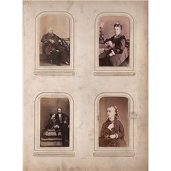19th Century: Irish carte de visite photograph collection