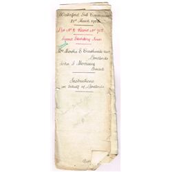 1890-1935: Estate papers relating to the Crobally Estate, Tramore, County Waterford