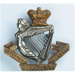 Victorian Irish Regiments cap badge collection