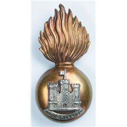 Royal Inniskilling Fusiliers badges including busby badge