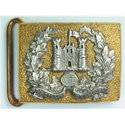 circa 1900: 6th Inniskilling Dragoons general service and dress waist belt clasps