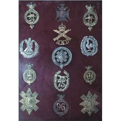 1874-1918: Collection of British Army badges