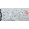 Image 1 : 1913 (31 July) Padraig Pearse signed cheque