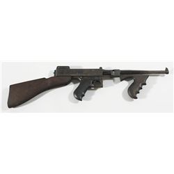 1921 model Thompson Submachine Gun with serial numbers erased