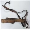 Image 1 : Collection of leather and homemade bandoliers as used by Cork Brigade I.R.A.