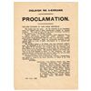 Image 1 : 1922 (28 June) Proclamation of Civil War by Oglaigh na héireann (Anti Treaty Forces) issued by Liam 