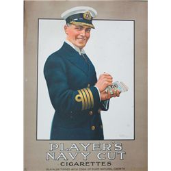 1930s Poster: Player's Navy Cut Cigarettes advertisment