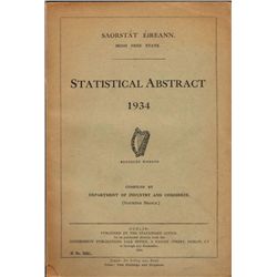 1934-81: Statistical Abstract of Ireland volumes