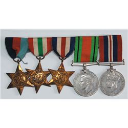 1939-45: Second World War British campaign stars and medals