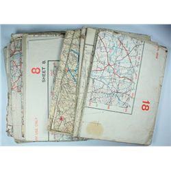 1939-46: Emergency period Irish Army maps of Ireland
