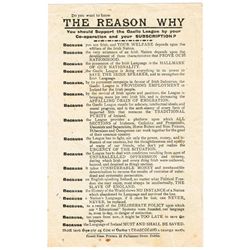 1947: An tOireachtas 50th Anniversary souvenir programme signed by éamon de Valera and Sean T. O'Cea