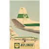 Circa 1950 Poster: Aer Lingus Irish International Airlines