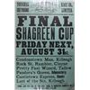 1951 (31 August) Youghal Greyhound Race Co. Shagreen Cup poster