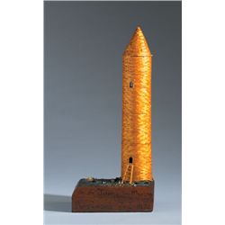 1974: Martin McGuinness, Irish round tower, Portlaoise Republican prisoner art