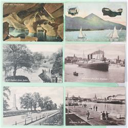 20th Century: Collection of Irish interest postcards addressed to the Gore-Booth family