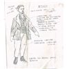 Image 1 : 1961: Moby Dick costume design sketches and notes by Alpho O'Reilly