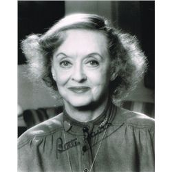 Bette Davis signed photograph