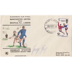 Football: 1968 (29 May) philatelic commemorative envelope for the European Cup Final, Manchester Uni