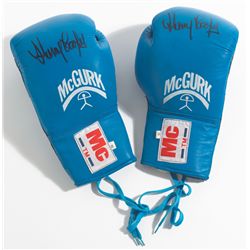 Boxing: Pair of Henry Cooper signed boxing gloves