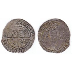 Henry VIII (1509-1547) Fifth Harp Issue silver groat.