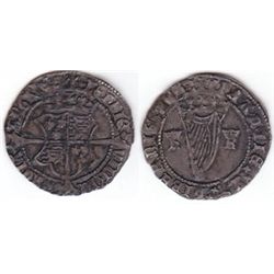 Henry VIII (1509-1547) Fourth Harp Issue silver groat.