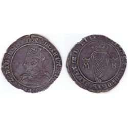 Mary (1553-1554) silver shilling.