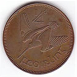 Irish Free State' first coinage. Saorstat Eireann proof set 1928.