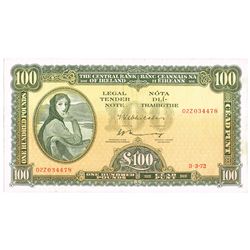 Central Bank Lady Lavery One Hundred Pounds
