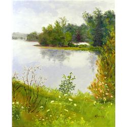 Anne Boysen, Unspoiled, Signed Oil on Canvas