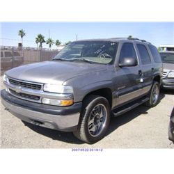 2002 -  CHEVROLET TAHOE