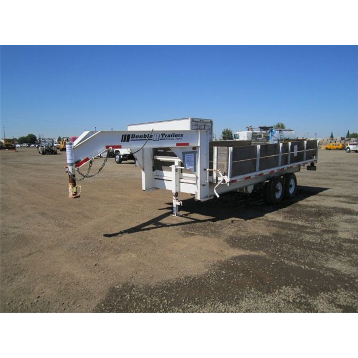 2003 Double R Trailers T/A Stake Side Dump Trailer