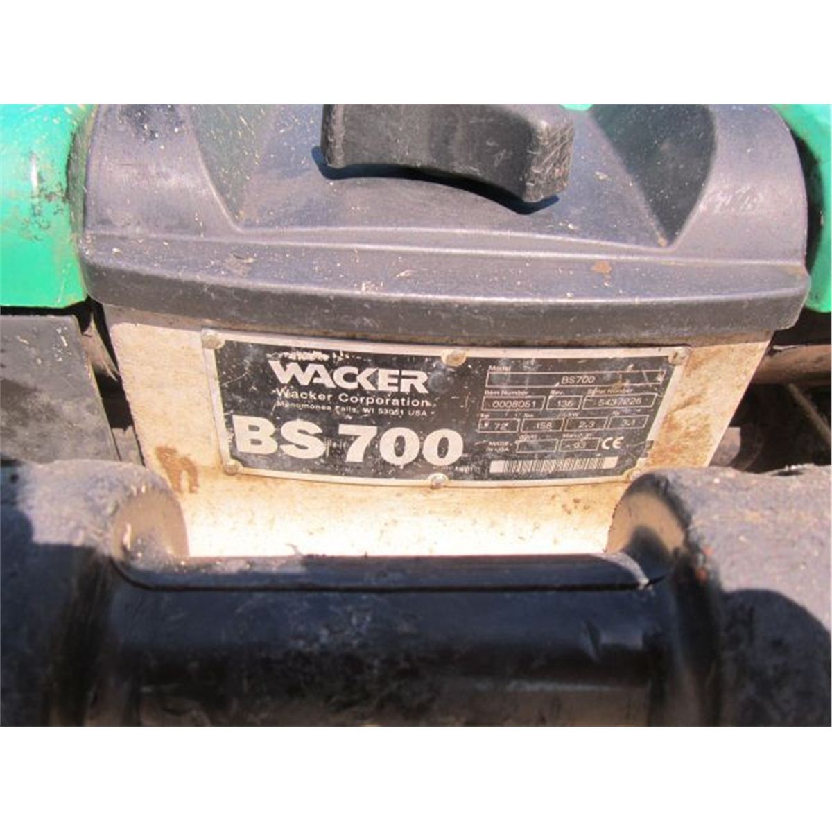 Wacker BS700 Upright Tamper
