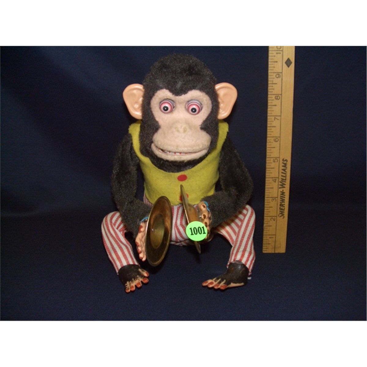 Vintage Jolly Chimp clapping monkey Cymbals battery operated