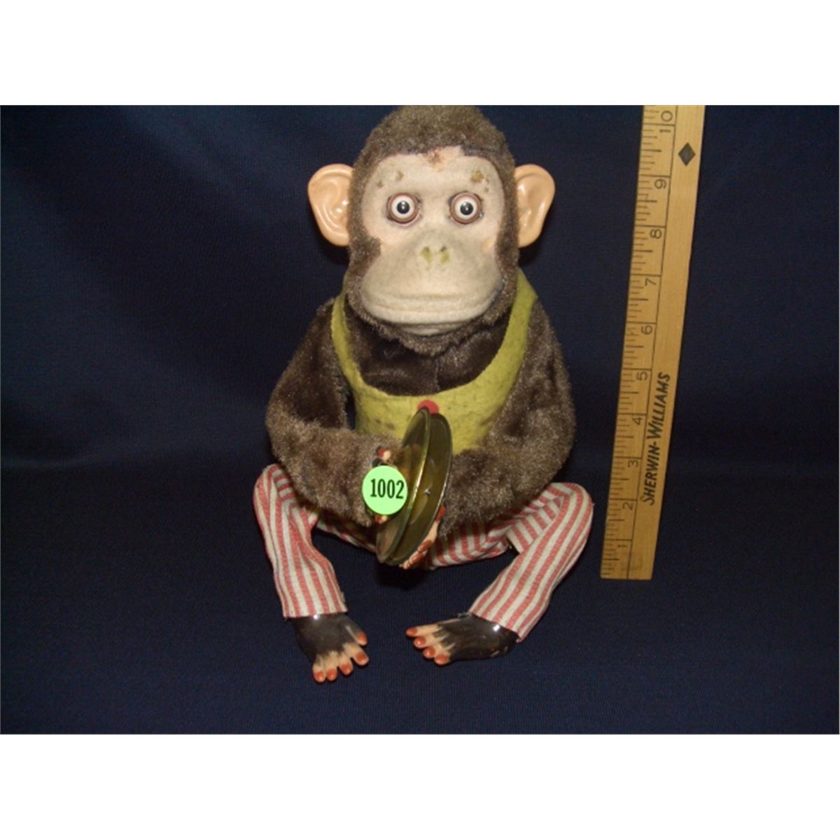Vintage Jolly Chimp clapping monkey Cymbals battery operated (as seen)