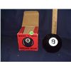Image 1 : magic 8 ball in box - not working can't see the writing on the piece that floats to the top