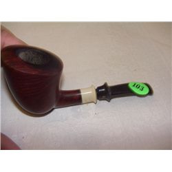 vintage (smoked) Handmade pipe - No Name