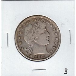 1902 BARBER HALF NICE DETAILS