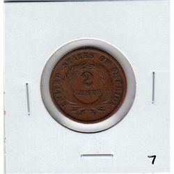 1864 2 CENT PIECE
