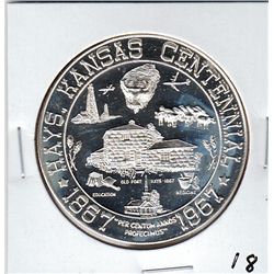 CENTENNIAL DOLLAR SILVER ROUND PROOF